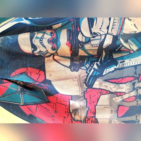 Rare Doublesided Star Wars Loungefly  Disney skirt - Picture 5 of 6